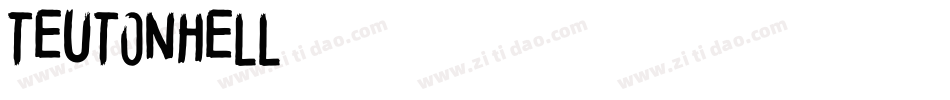 TeutonHell字体转换