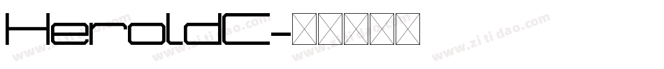 HeroldC字体转换