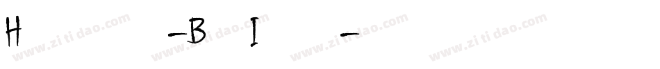 Highlander-BookItalic字体转换