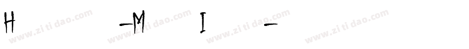 Highlander-MediumItalic字体转换