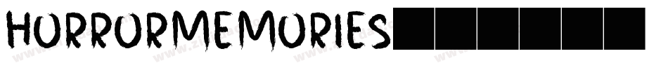 HORRORMEMORIES字体转换
