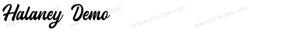 Halaney-Demo字体转换
