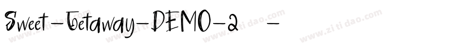 Sweet-Getaway-DEMO-2转换器字体转换