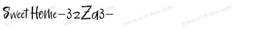 SweetHome-3zZa3字体转换