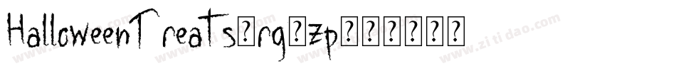 HalloweenTreats-rg2zp字体转换