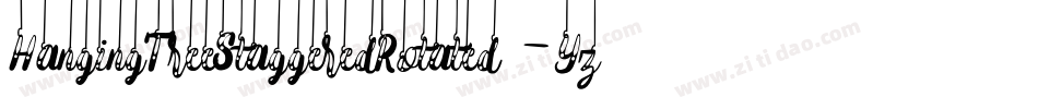 HangingTreeStaggeredRotated-YzzP2字体转换