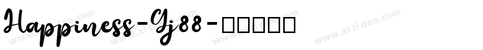 Happiness-Yj88字体转换