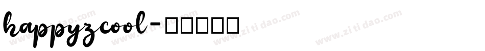 happyzcool字体转换