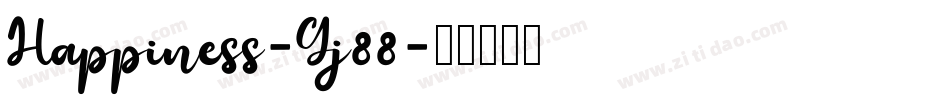 Happiness-Yj88字体转换