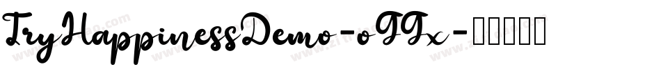 TryHappinessDemo-oGGx字体转换