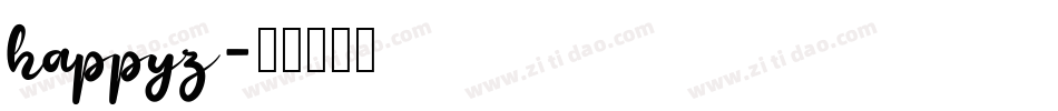 happyz字体转换