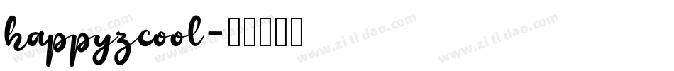 happyzcool字体转换