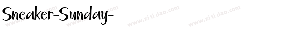 Sneaker-Sunday字体转换