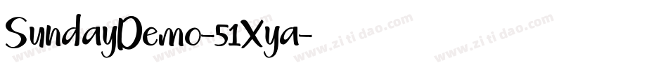 SundayDemo-51Xya字体转换