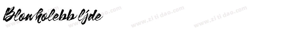 Blowholebb-ljde字体转换