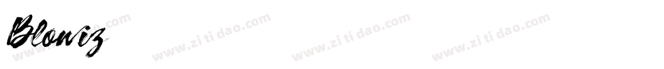 Blowiz字体转换