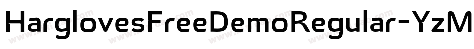 HarglovesFreeDemoRegular-YzMa4字体转换