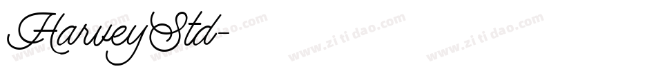HarveyStd字体转换