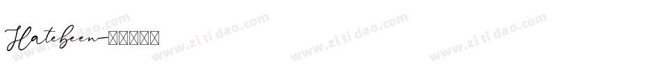Hatebeen字体转换