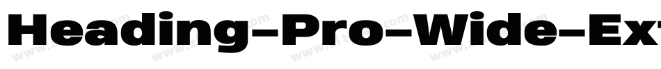 Heading-Pro-Wide-ExtraLight-Italic-trial字体转换
