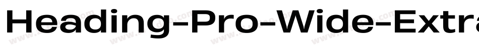 Heading-Pro-Wide-ExtraLight-Italic-trial字体转换