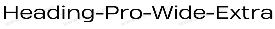 Heading-Pro-Wide-ExtraLight-Italic-trial字体转换