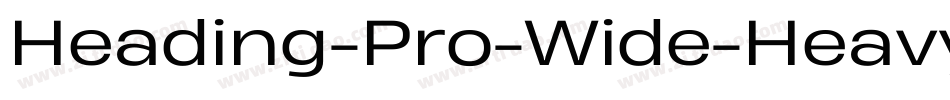 Heading-Pro-Wide-Heavy-Italic-trial字体转换