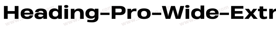 Heading-Pro-Wide-ExtraLight-Italic-trial字体转换
