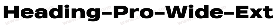Heading-Pro-Wide-ExtraLight-Italic-trial字体转换