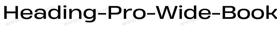 Heading-Pro-Wide-Book-trial字体转换