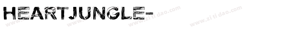 Heartjungle字体转换