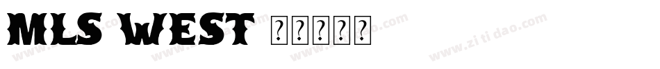 MLS-West字体转换