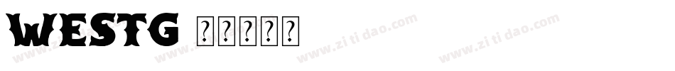 WESTG字体转换