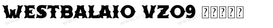 Westbalaio-vZo9字体转换