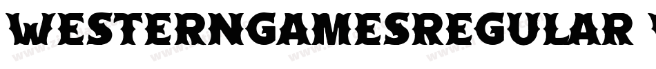 WesterngamesRegular-vPXA字体转换