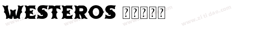 Westeros字体转换