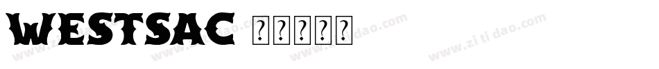 Westsac字体转换