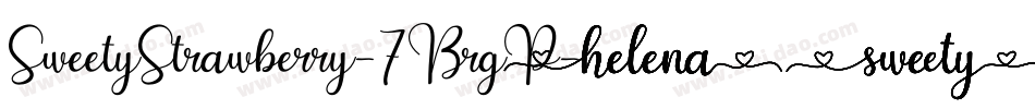 SweetyStrawberry-7BrgP字体转换