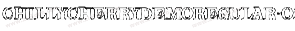 ChillyCherryDemoRegular-o24z字体转换