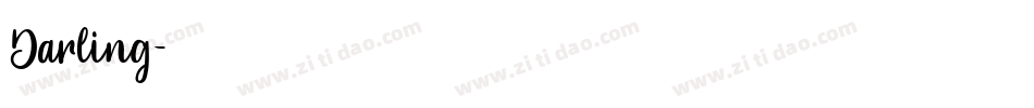 Darling字体转换