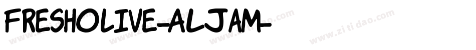 FreshOlive-ALJaM字体转换