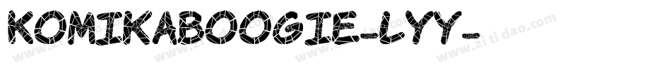 KomikaBoogie-LYy字体转换