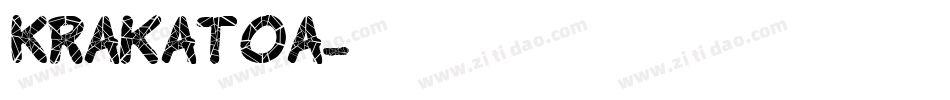 Krakatoa字体转换