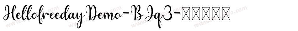 HellofreedayDemo-BJq3字体转换