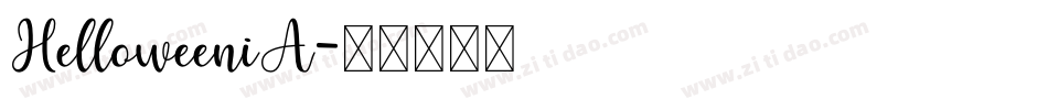 HelloweeniA字体转换