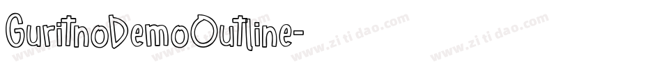 GuritnoDemoOutline字体转换