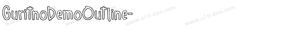 GuritnoDemoOutline字体转换