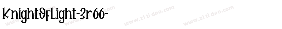 KnightOfLight-3r66字体转换