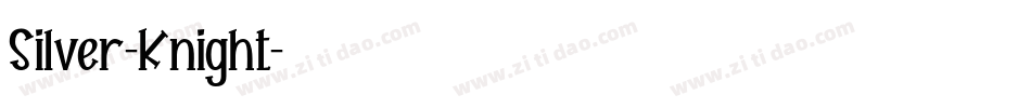 Silver-Knight字体转换