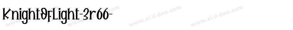 KnightOfLight-3r66字体转换